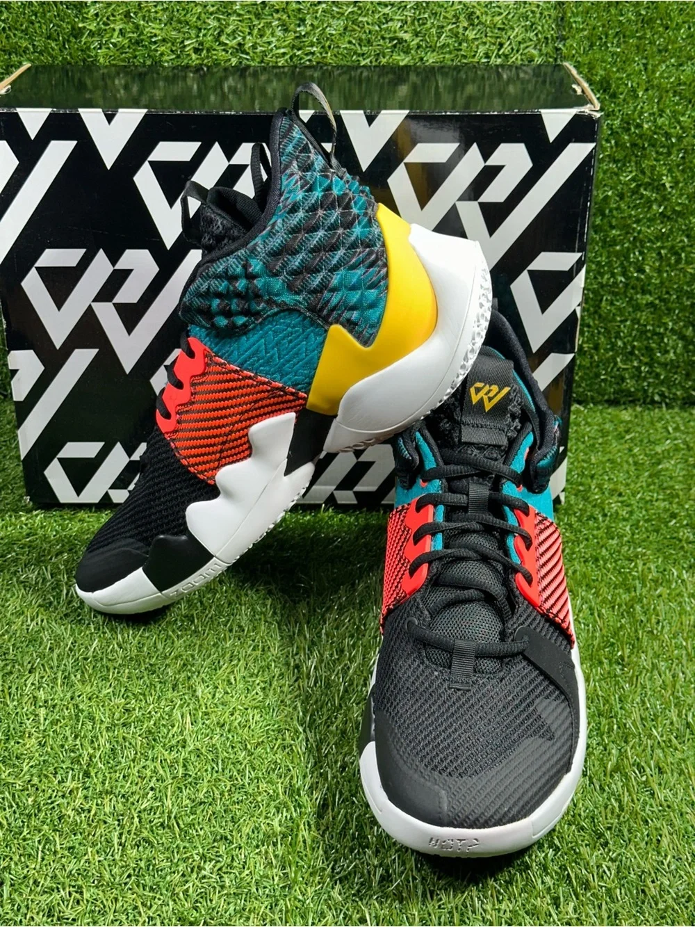 JORDAN WHY NOT ZERO.2, BLACK/ MULTICOLOR/ WHITE, SIZE 10 MENS, CI6294-001 , NEW